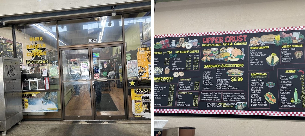 Upper Crust Deli Menu